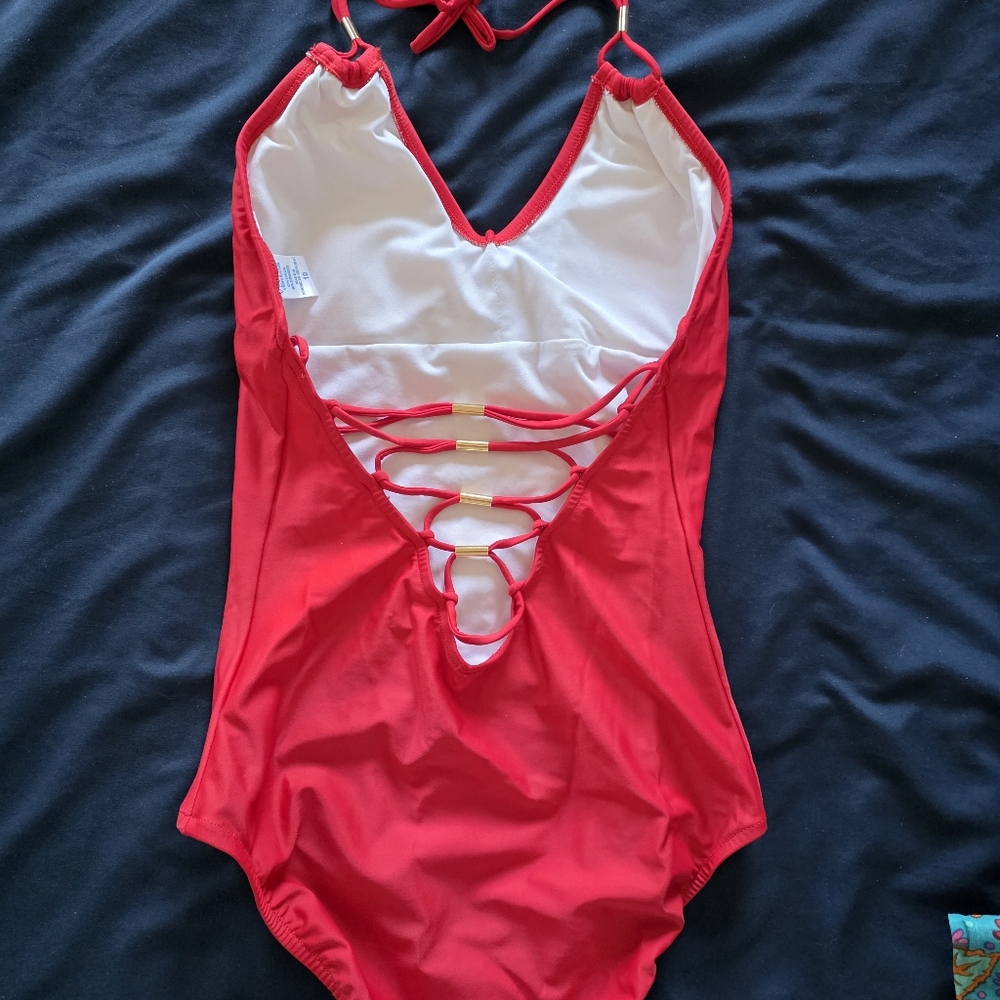 VENUS Vibrant Red One Piece Swimsuit